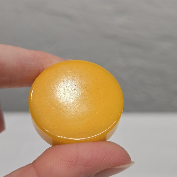 Bakelite 1-1/4" Butterscotch Backgammon Checkers Marbled Rounded Game Piece Chip - Picture 11 of 11